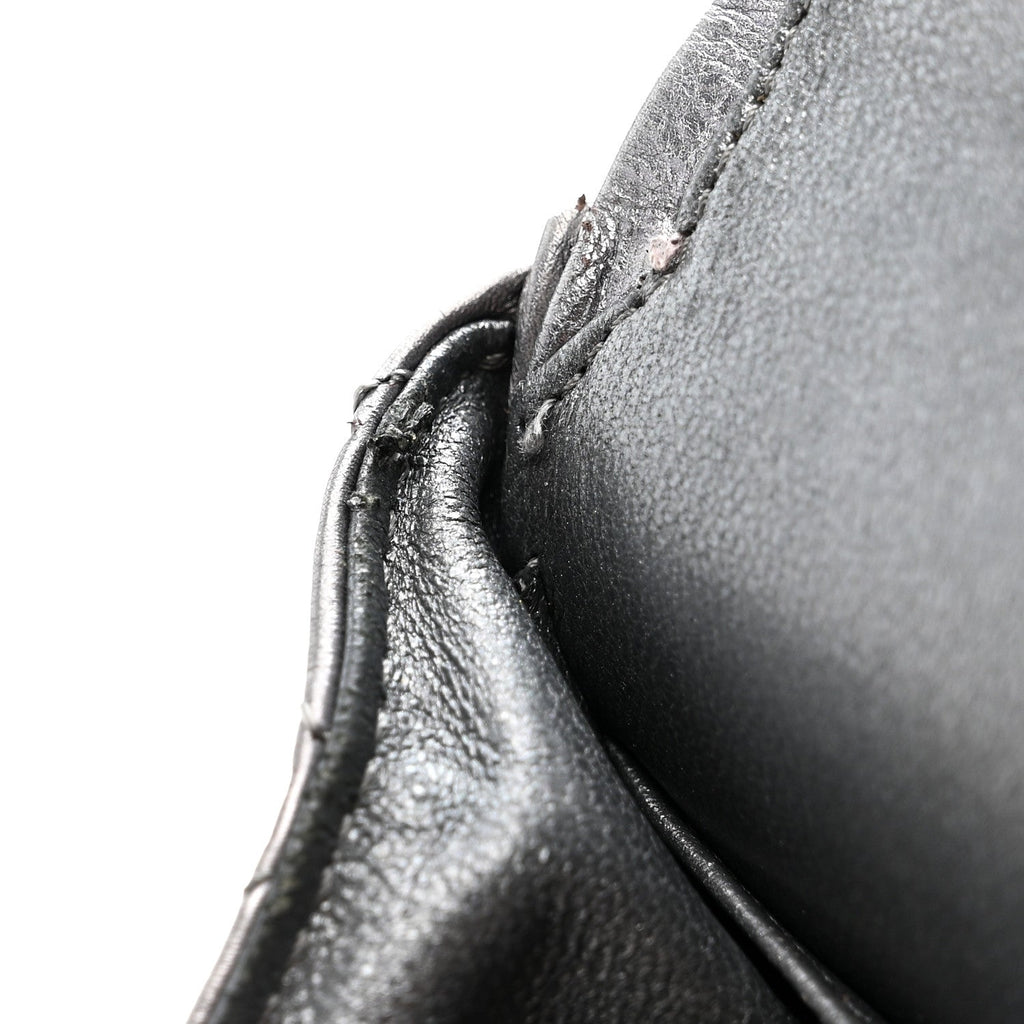 Metallic Aged Calfskin Quilted 2.55 Reissue 226 Flap Dark Silver