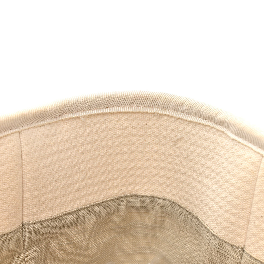 Mixed Fibers Small Deauville Tote White
