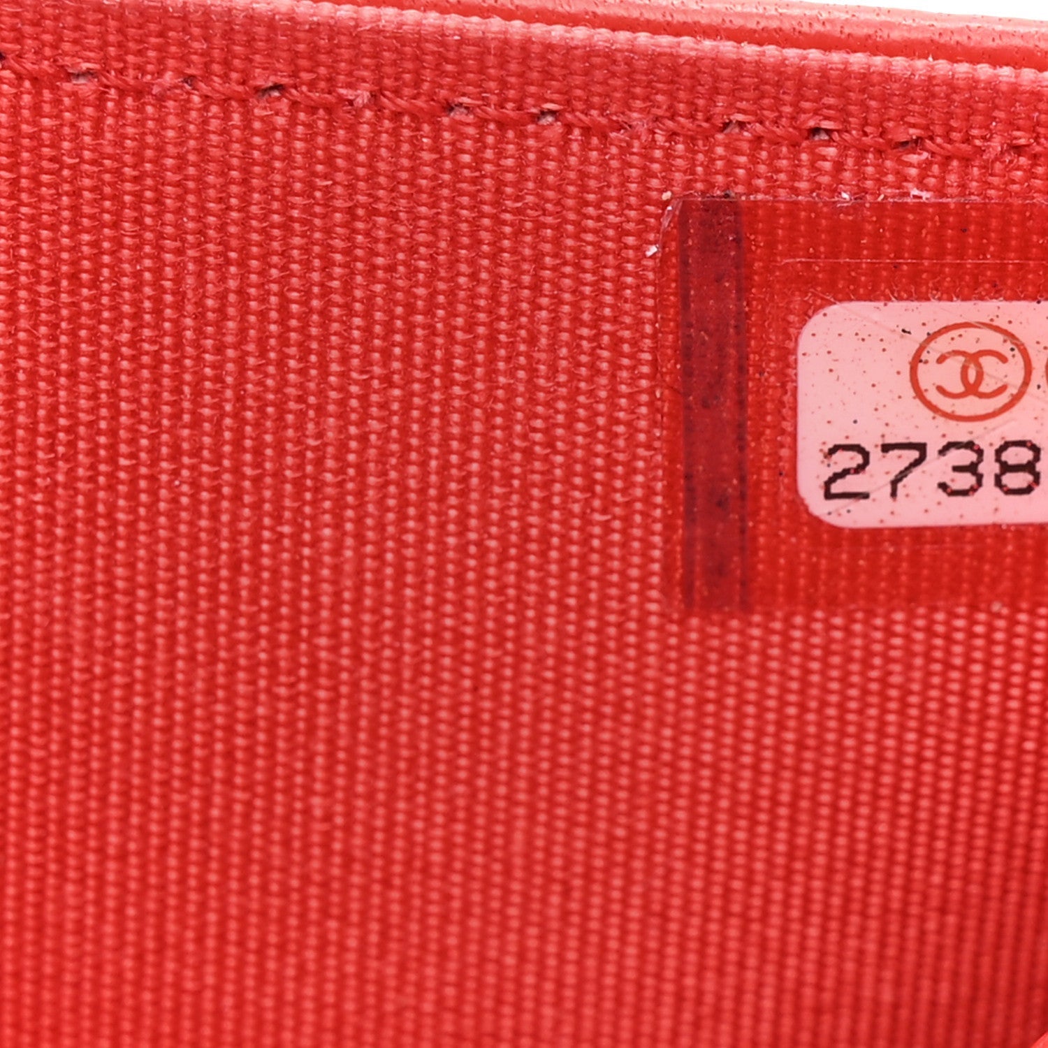 Lambskin Quilted Boy Wallet On Chain WOC Red