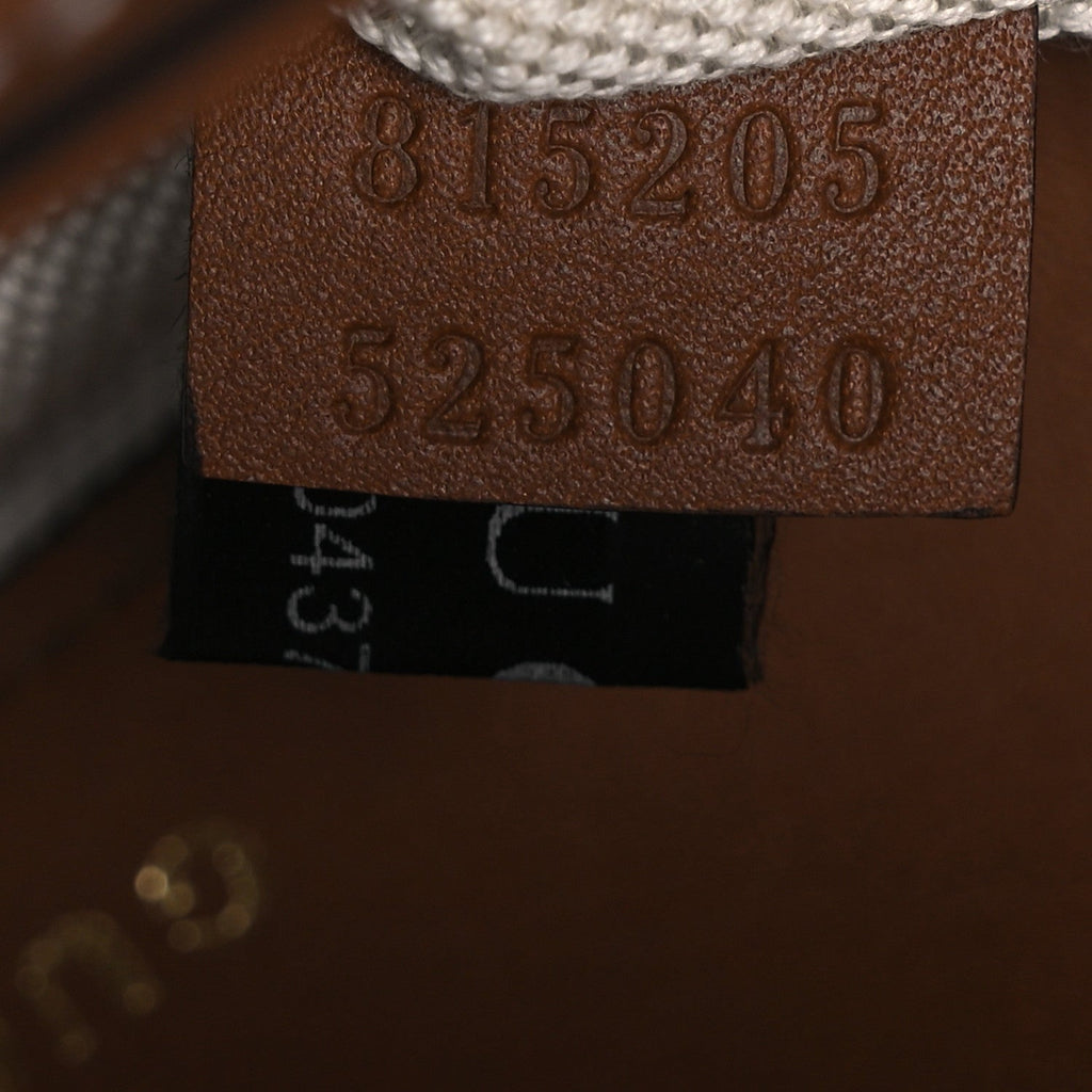 GG Supreme Monogram Duomo Lux Horsebit 1955 Soft Small Shoulder Bag Beige Ebony Sundial