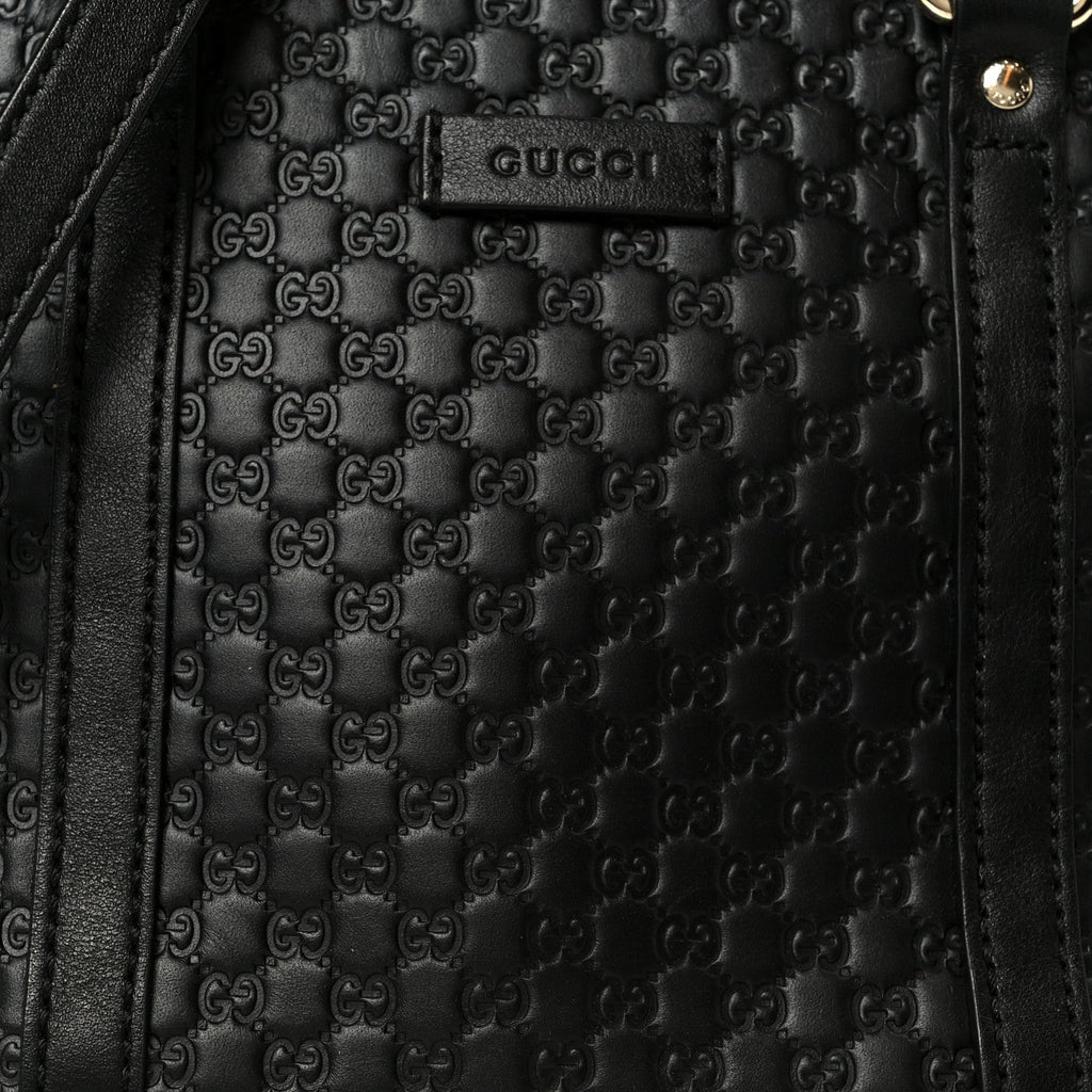 Microguccissima Mini Dome Bag Black