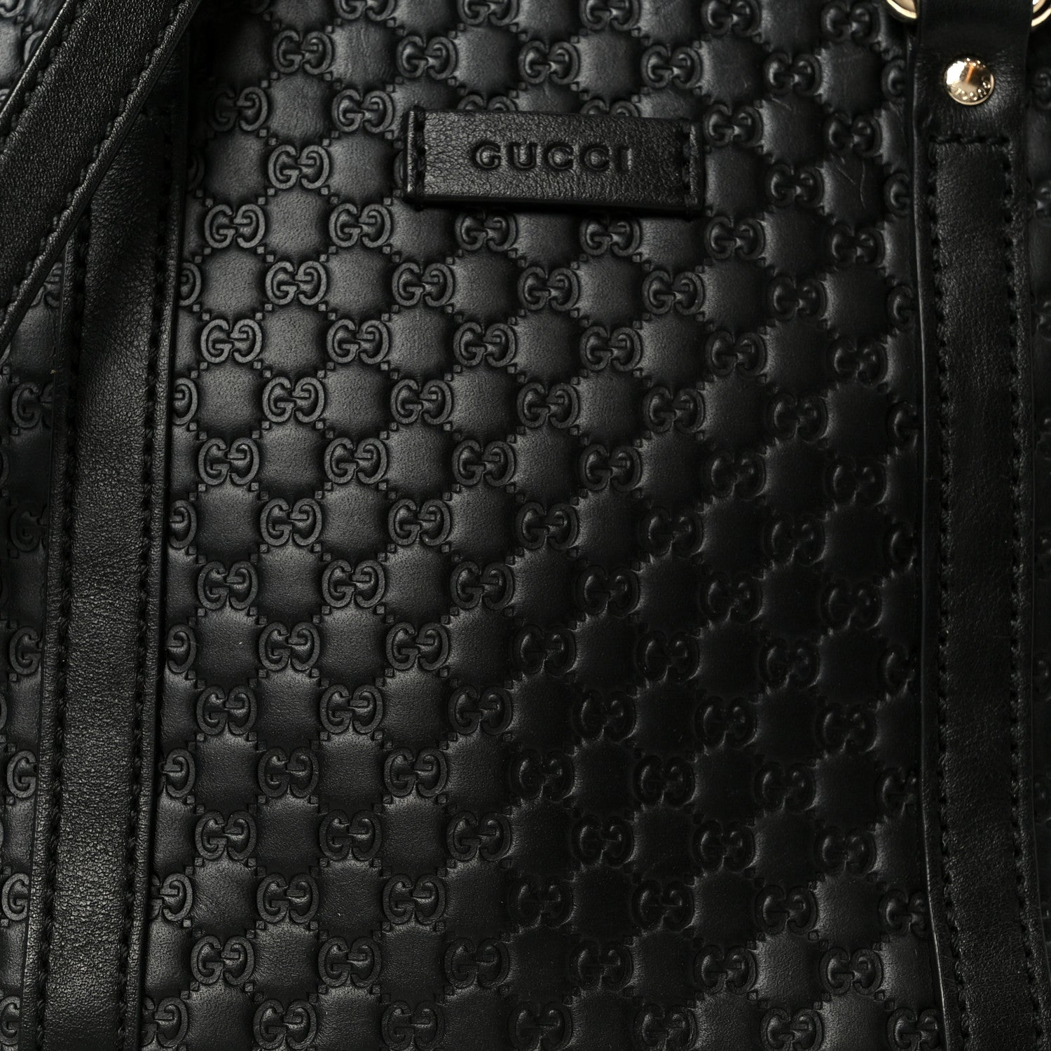 Microguccissima Mini Dome Bag Black