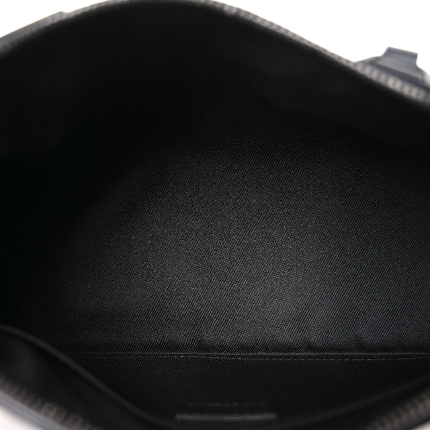 Grained Calfskin Aerogram City Keepall Black