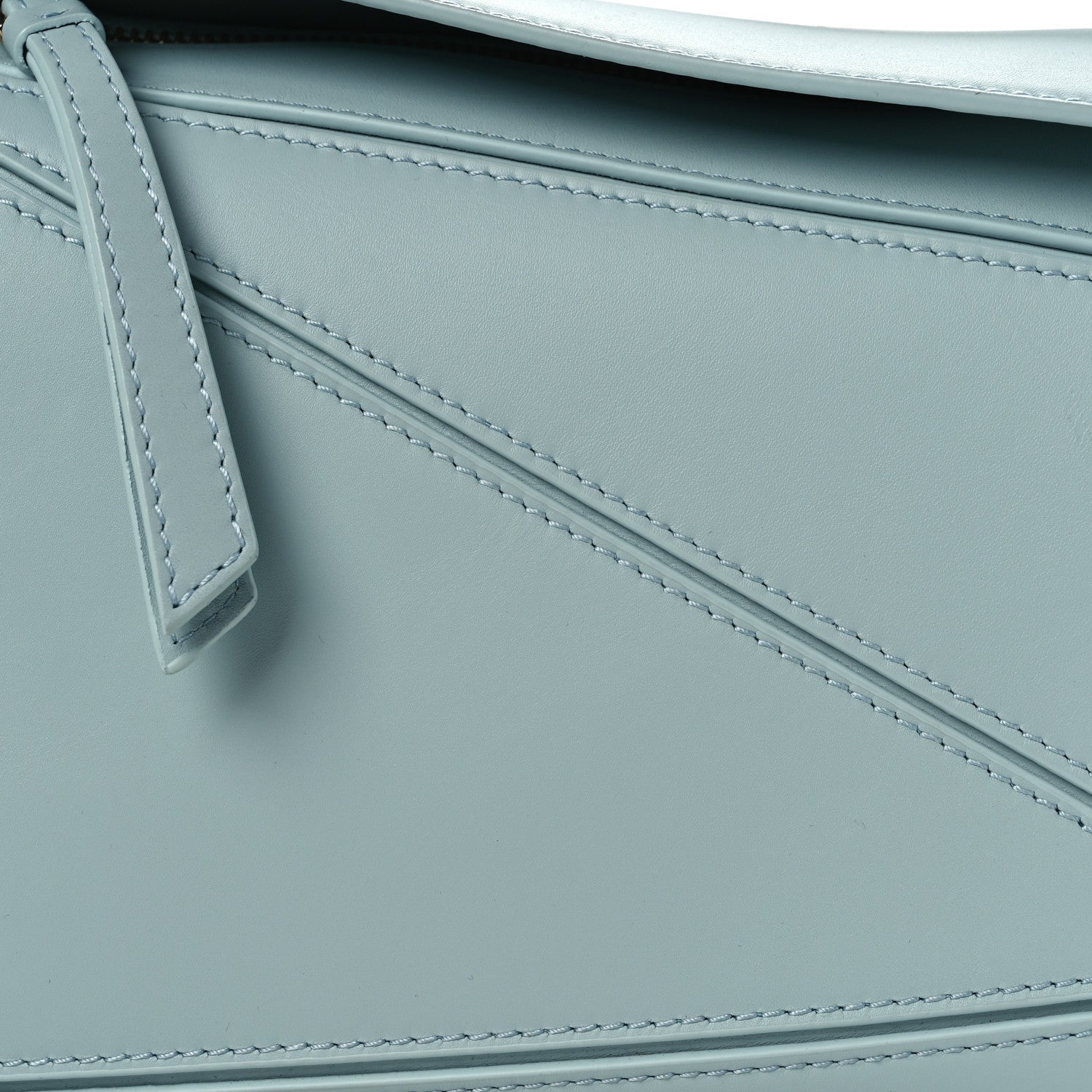 Calfskin Small Puzzle Bag Aquamarine
