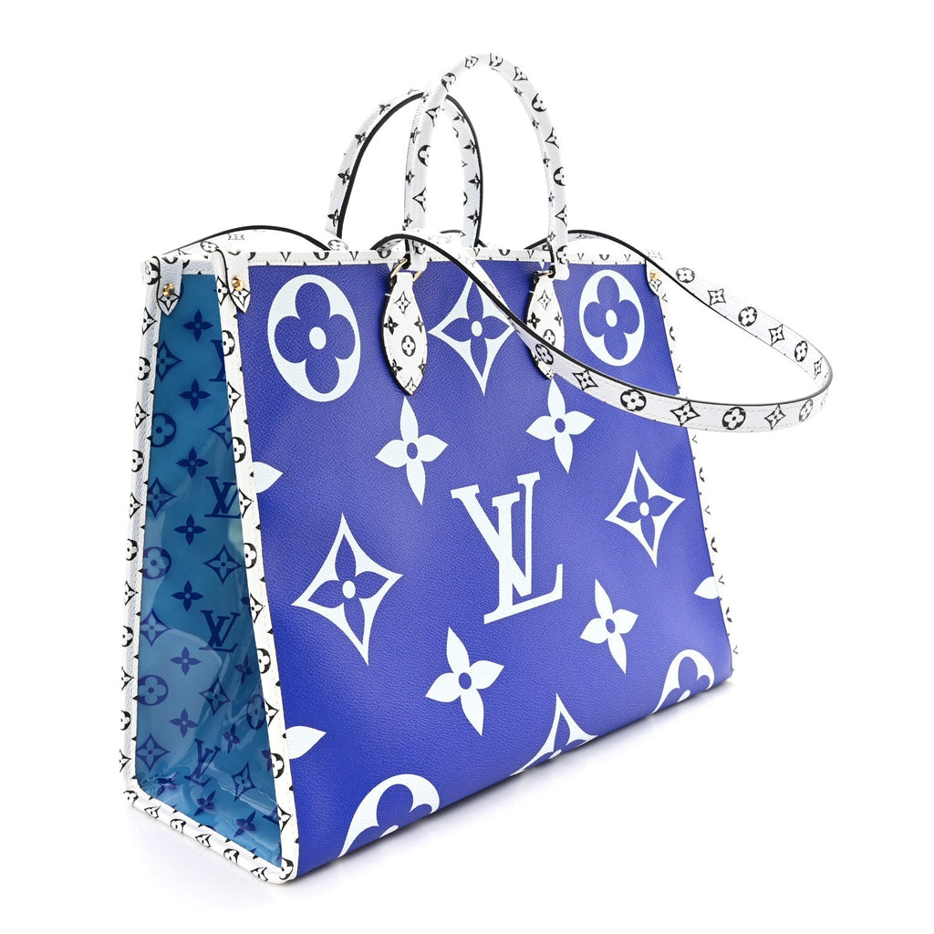 Monogram Giant Saint Barth Onthego Blue