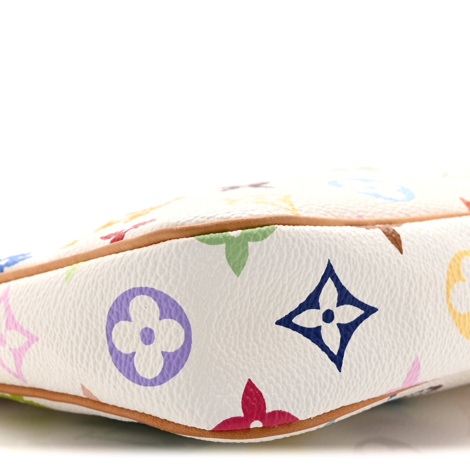 Monogram Multicolor Pochette Accessories White