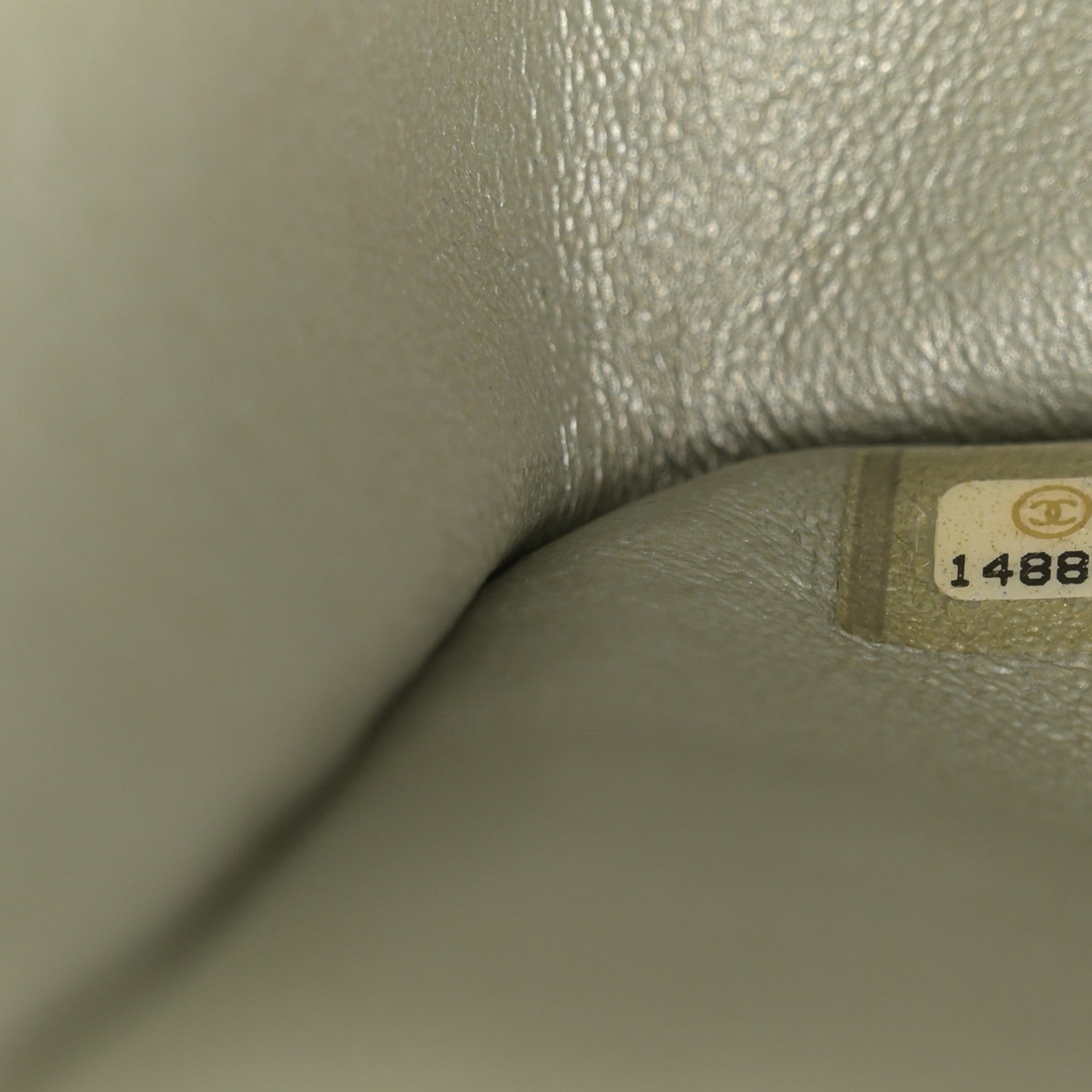 Metallic Lambskin Quilted Jumbo Double Flap Green