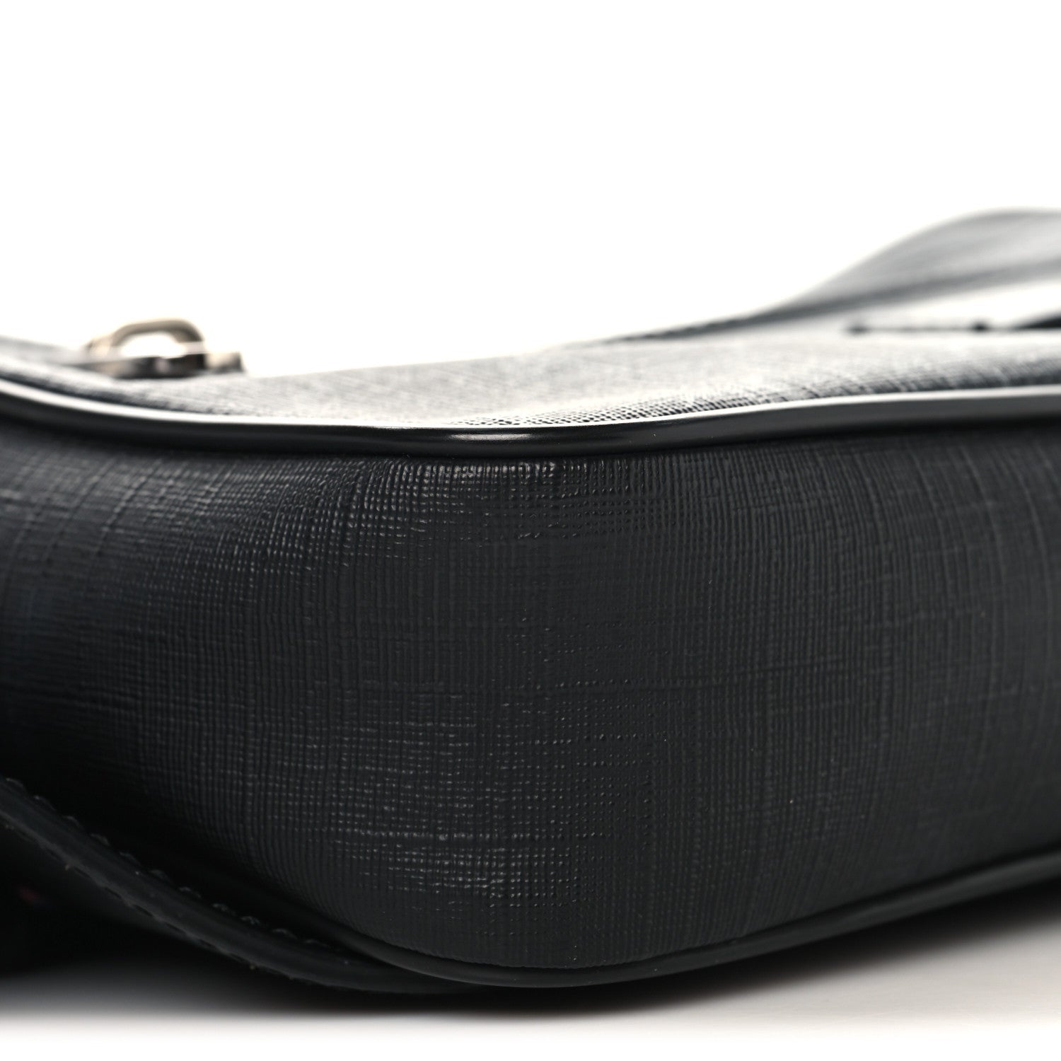 Soft GG Supreme Monogram Web Belt Bag Black Grey