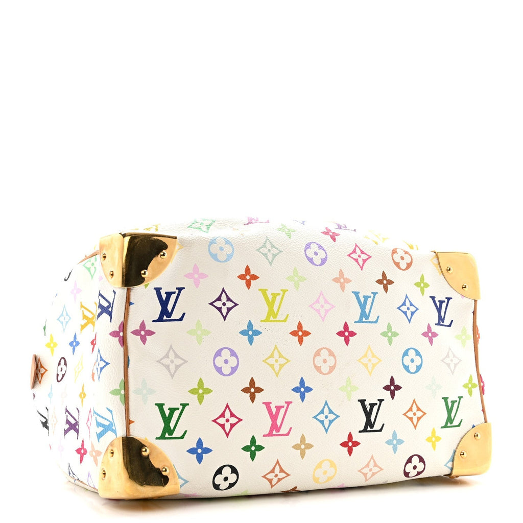 Monogram Multicolor Speedy 30 White