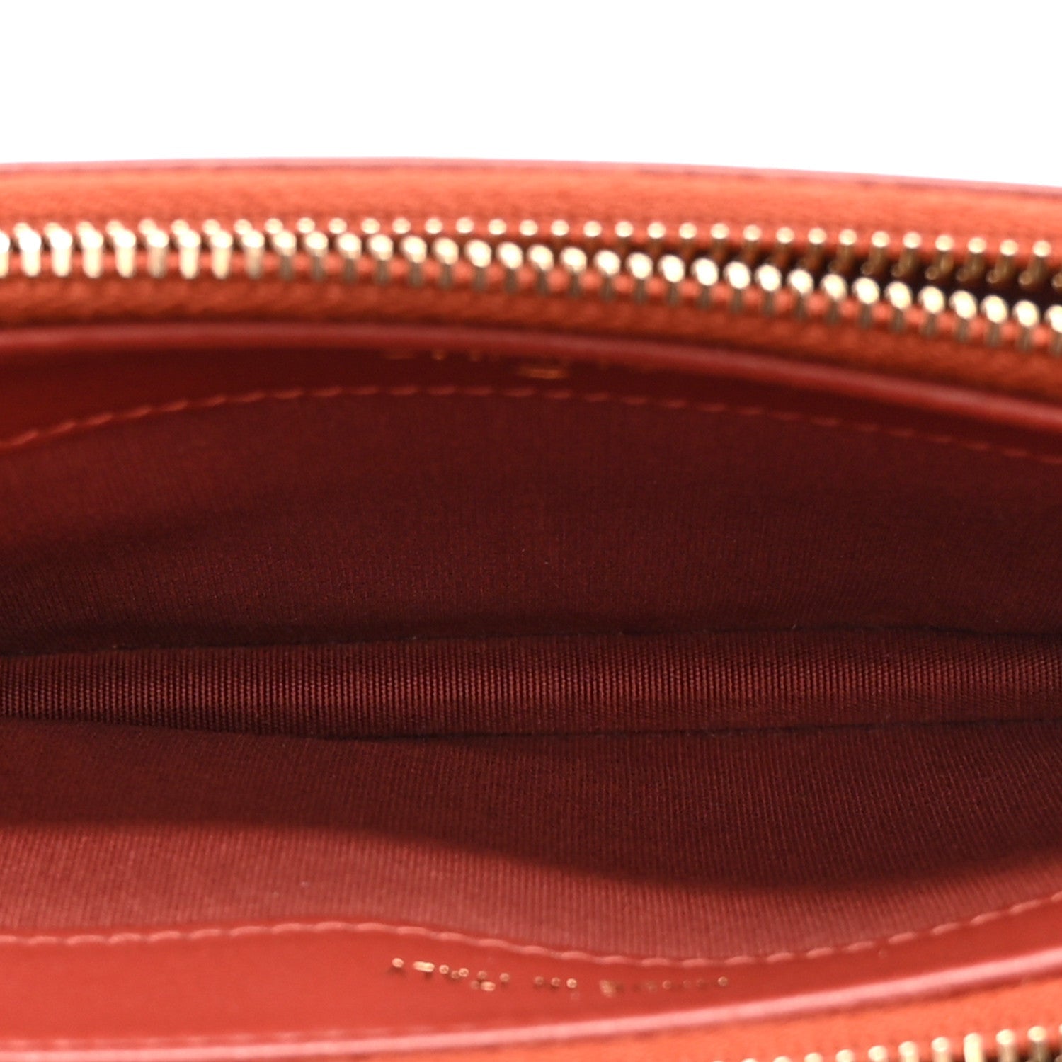 Lambskin Quilted Small Boy Clutch With Chain Orange