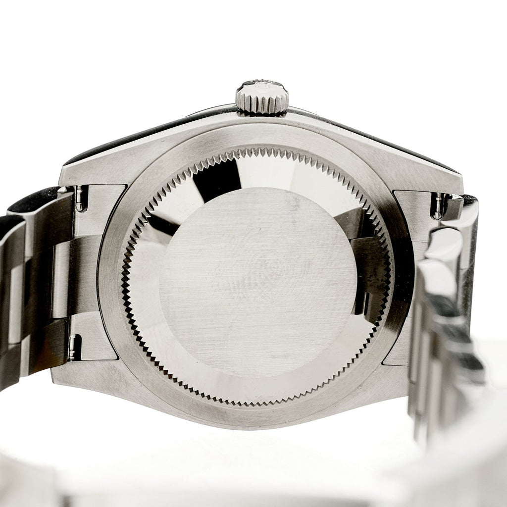 Stainless Steel 34mm Oyster Perpetual Watch Pistachio 124200