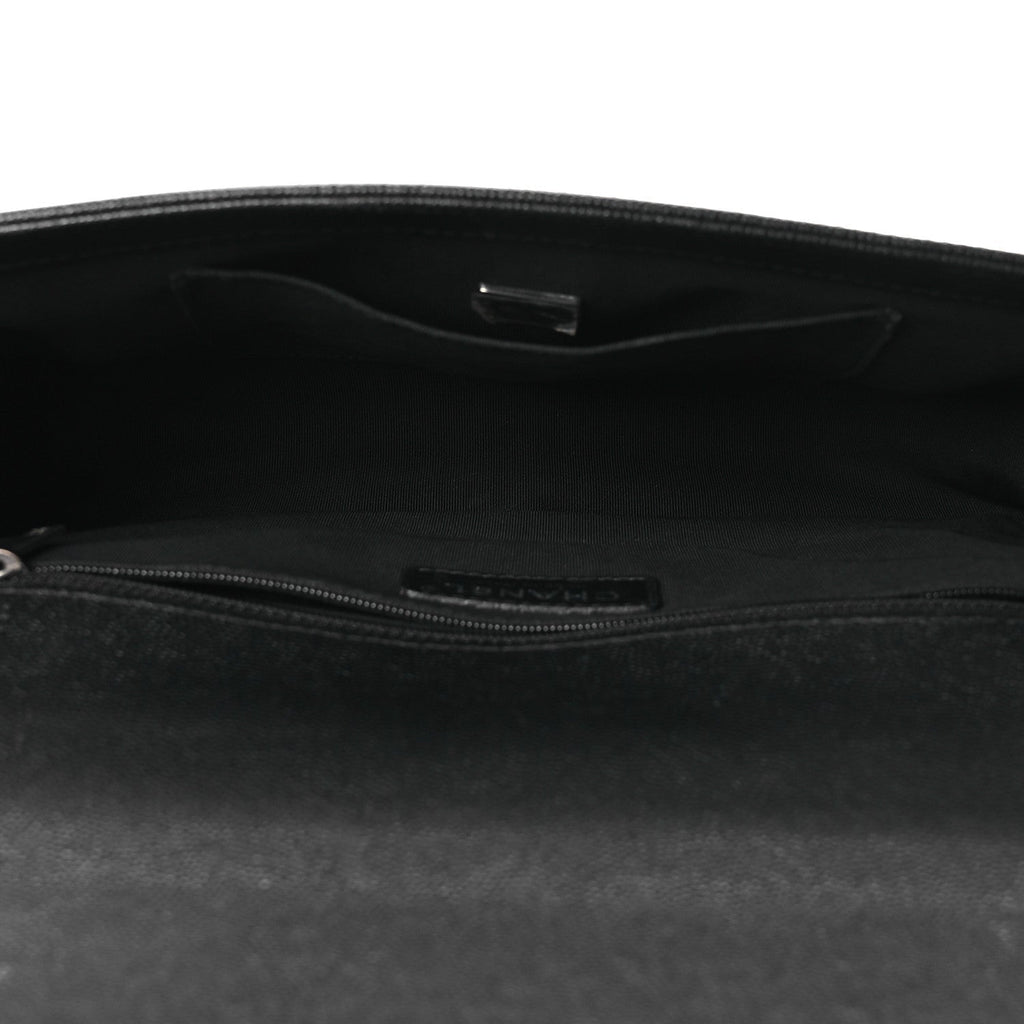 Caviar Quilted New Medium Boy Flap Black