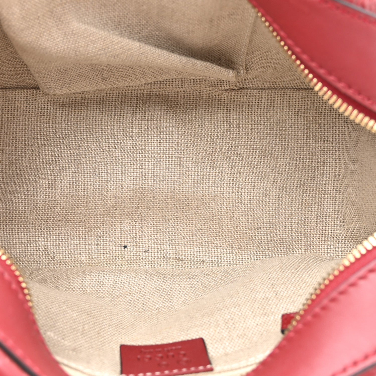 Soft Microguccissima Small Crossbody Bag Rosso