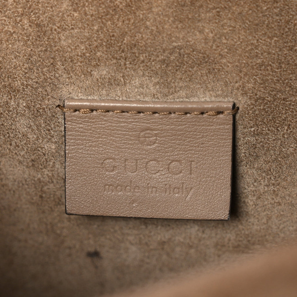 GG Supreme Monogram Mini Dionysus Shoulder Bag Taupe
