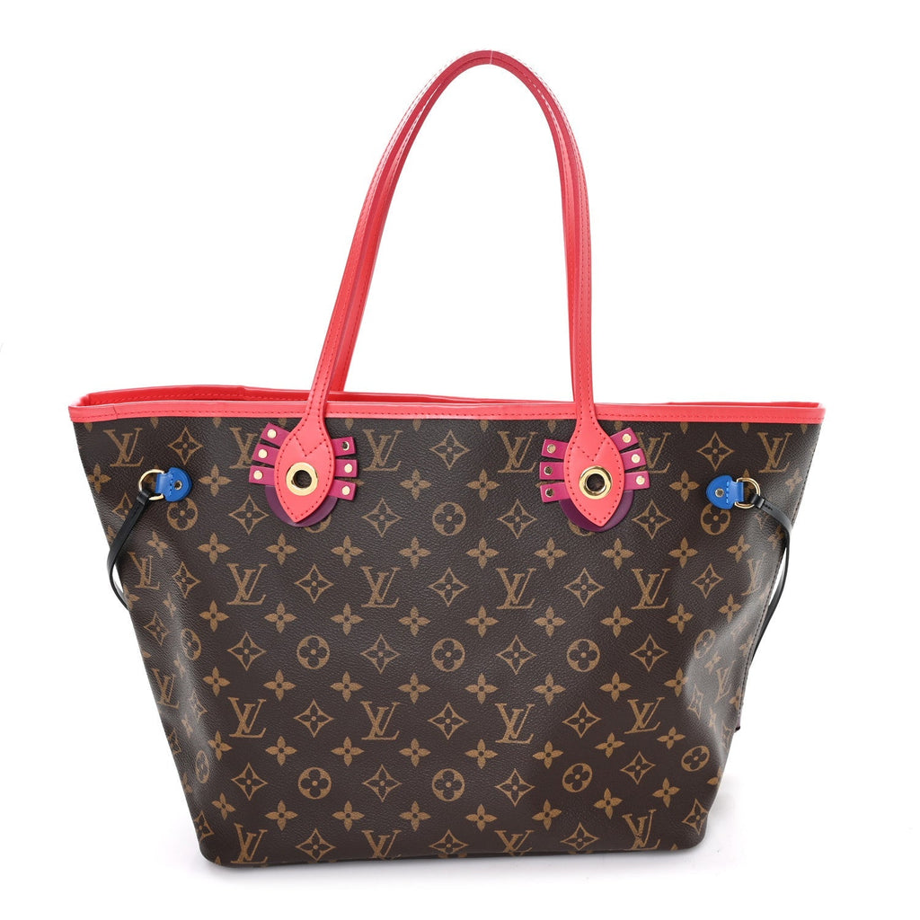 Monogram Totem Neo Neverfull MM Flamingo