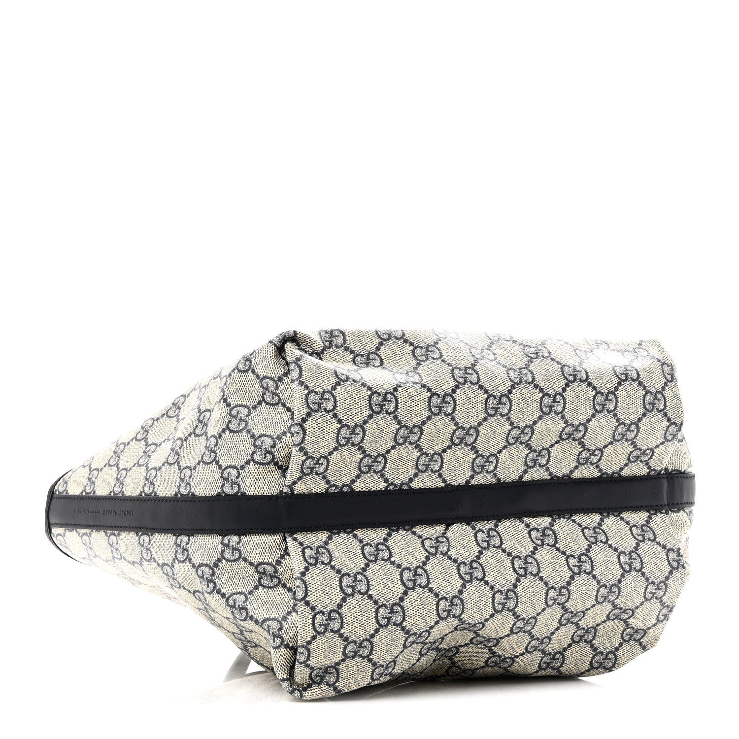 GG Supreme Monogram Denim Small Totissima Reversible Tote Beige Blue