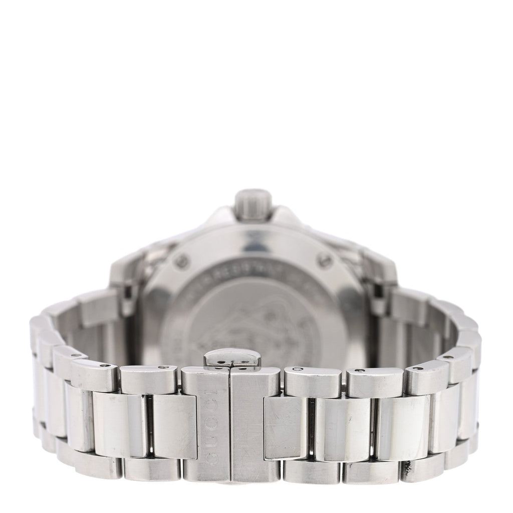 Stainless Steel Diamond Mother of Pearl 32mm Dive Quartz Watch