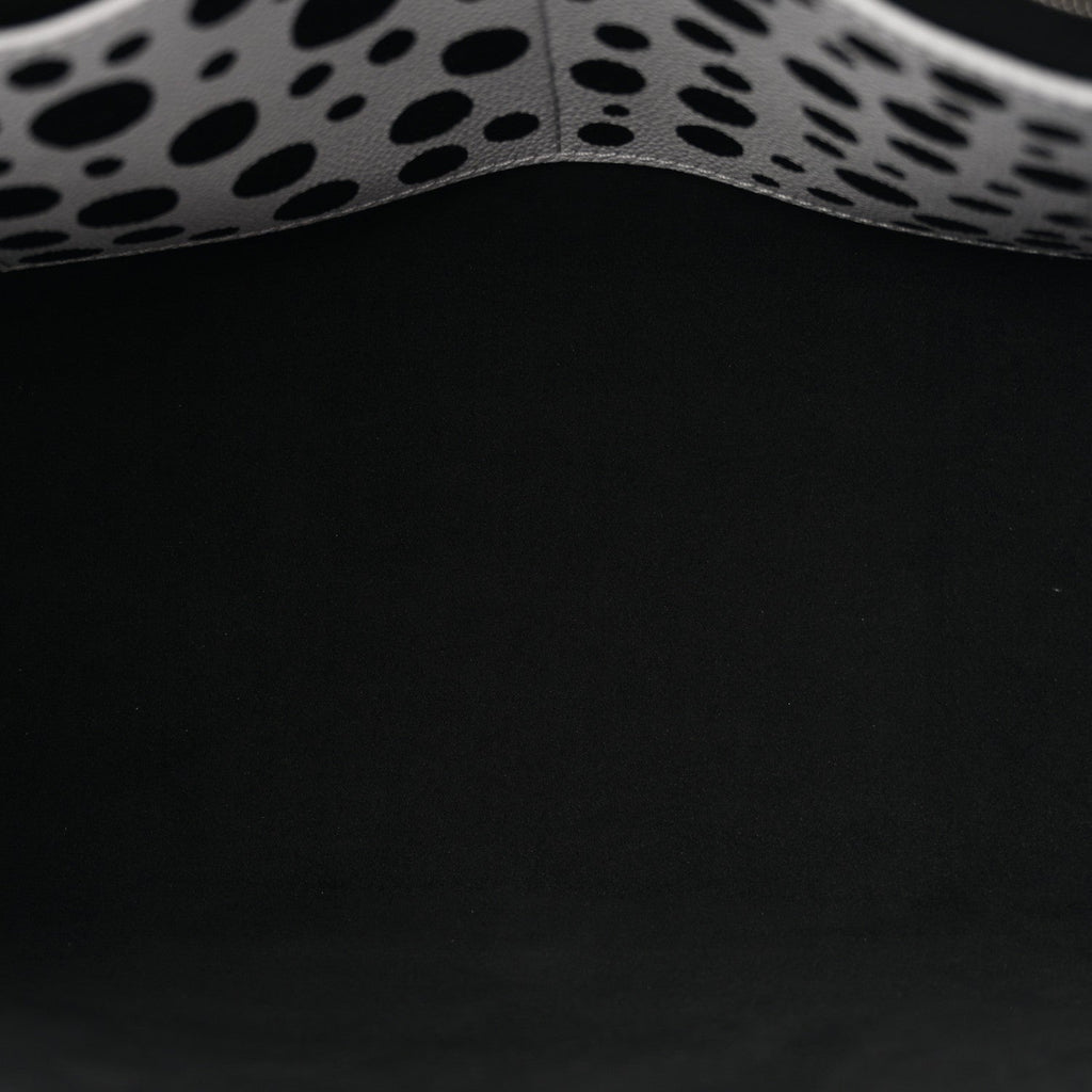 Monogram Kusama Dots Onthego MM Black White