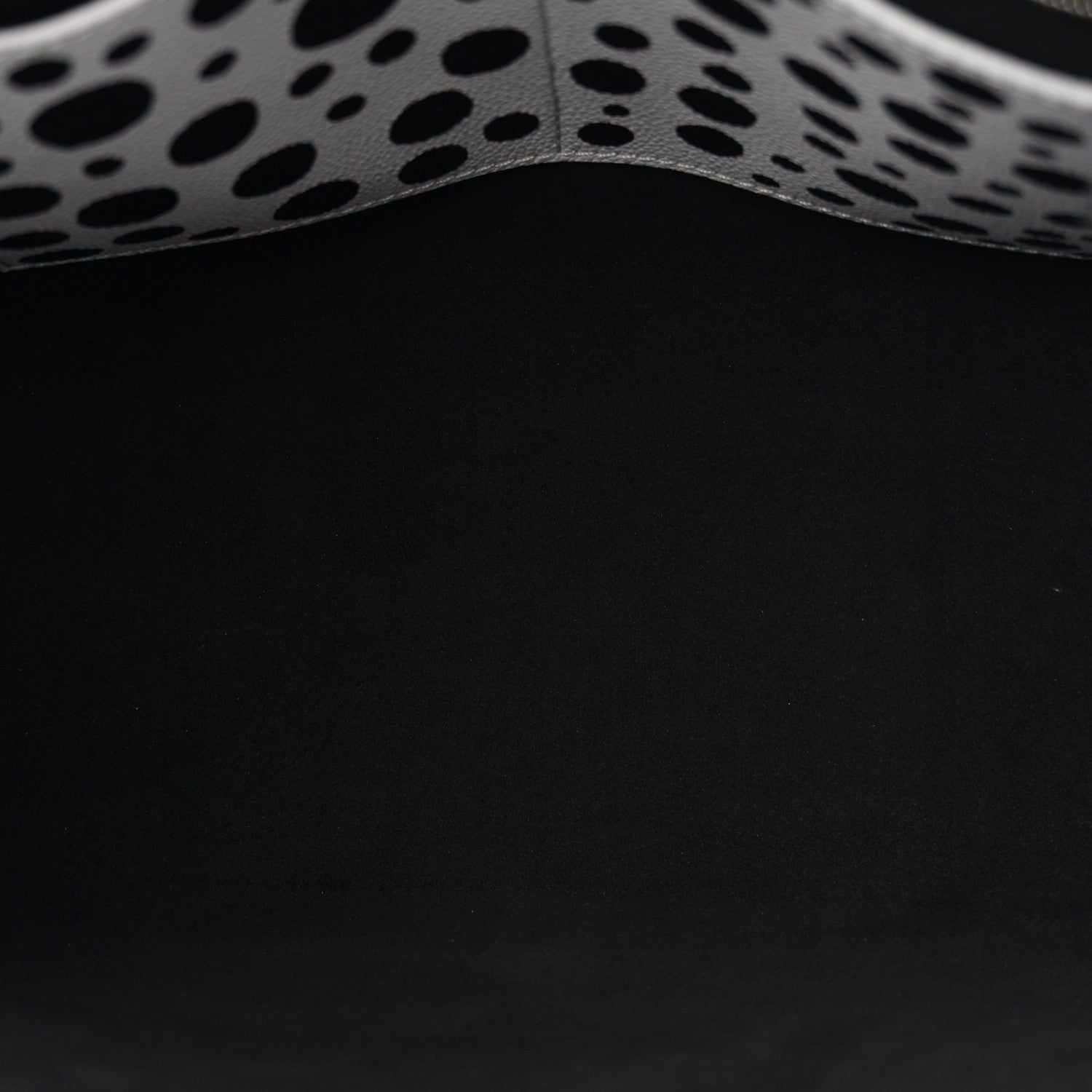 Monogram Kusama Dots Onthego MM Black White