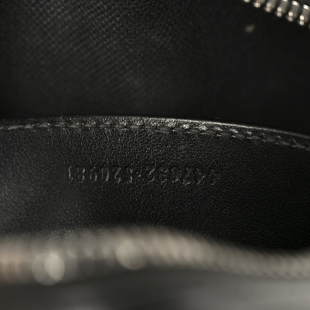 Calfskin Matelasse Monochrome Small GG Marmont Chain Shoulder Bag Black