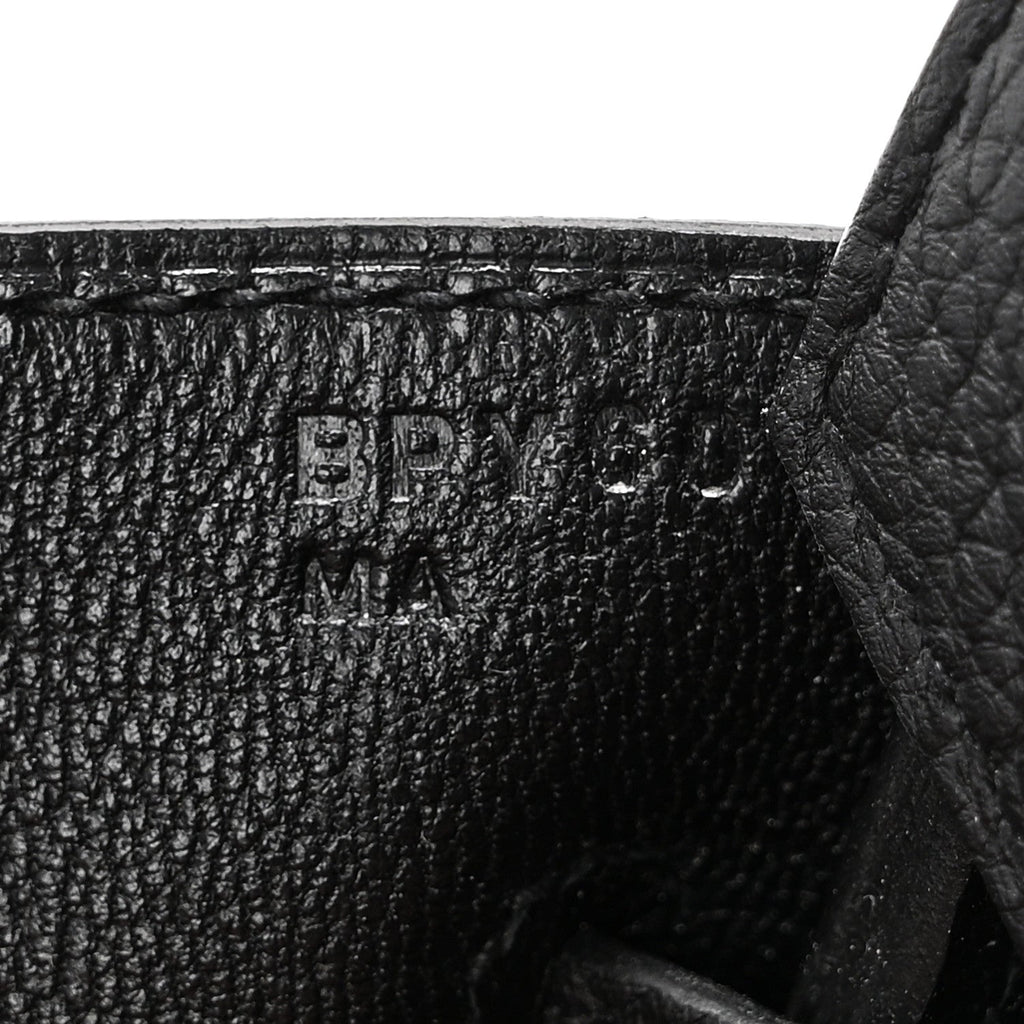 Togo Birkin 30 Black