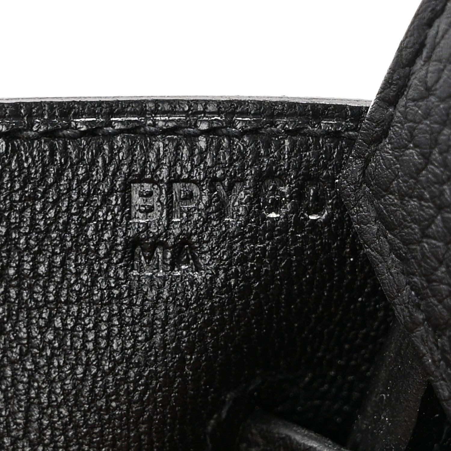 Togo Birkin 30 Black