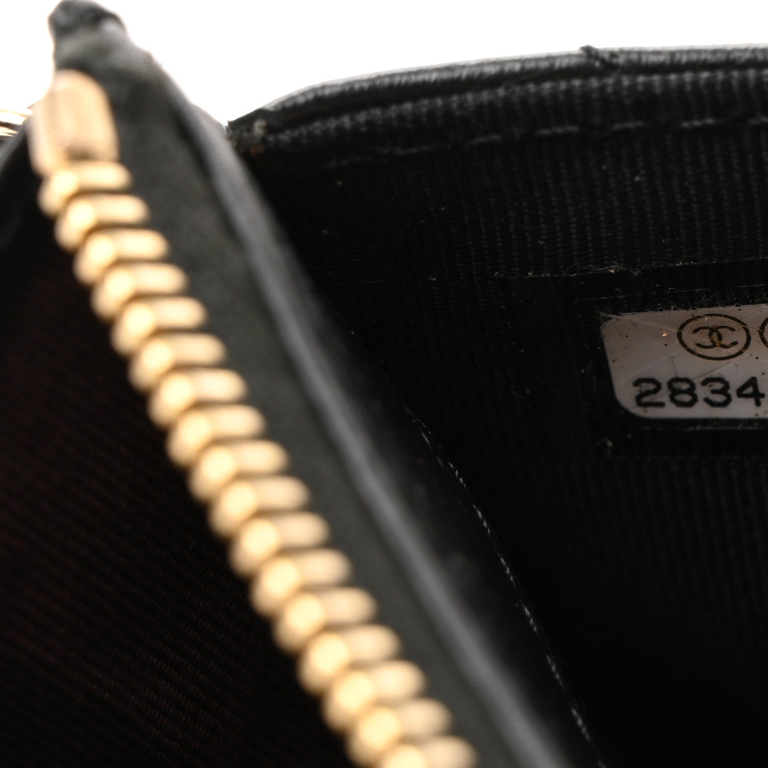 Aged Calfskin Quilted 2.55 Reissue Pouch With Chain Handle Black
