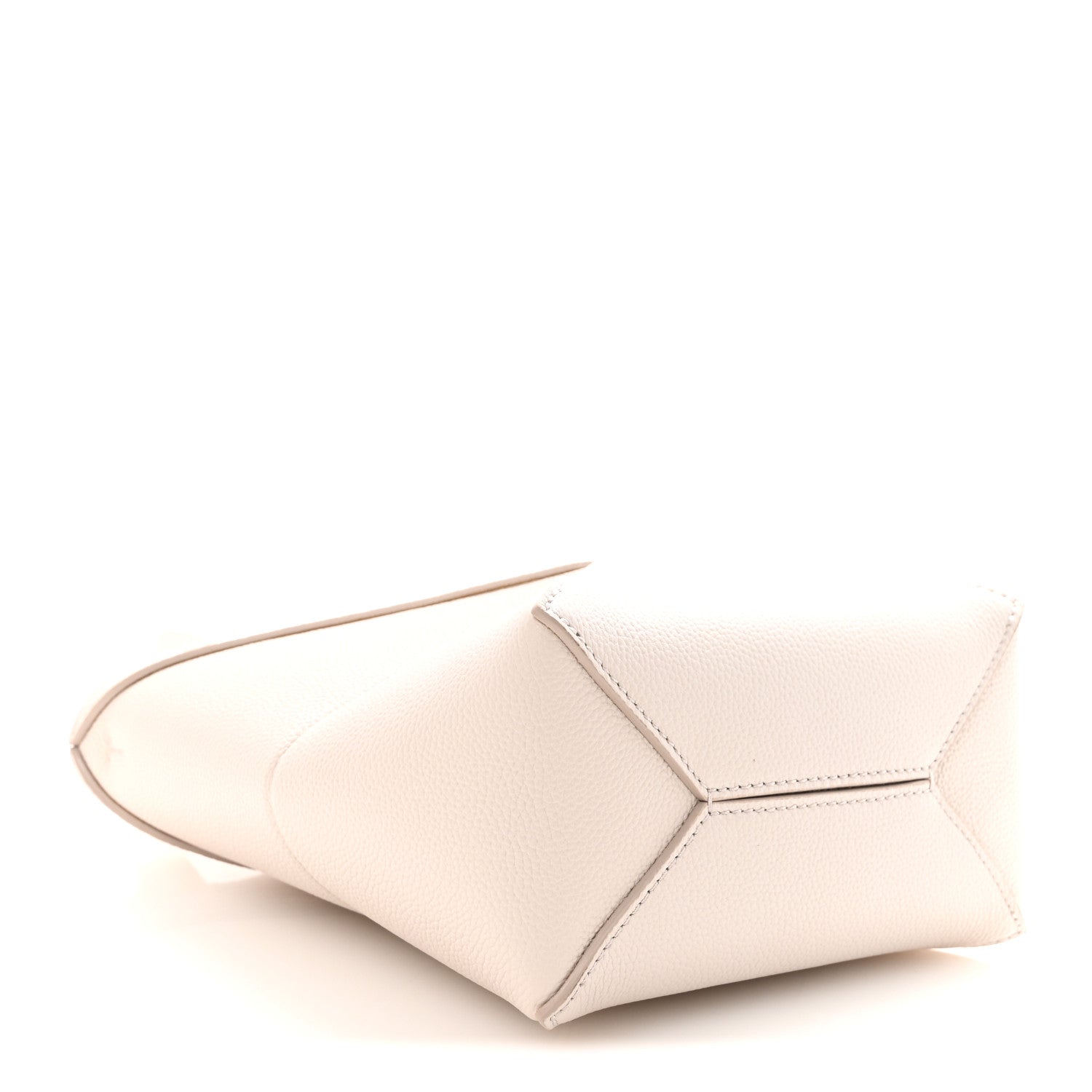 Grained Calfskin Mini Puzzle Fold Light Ghost