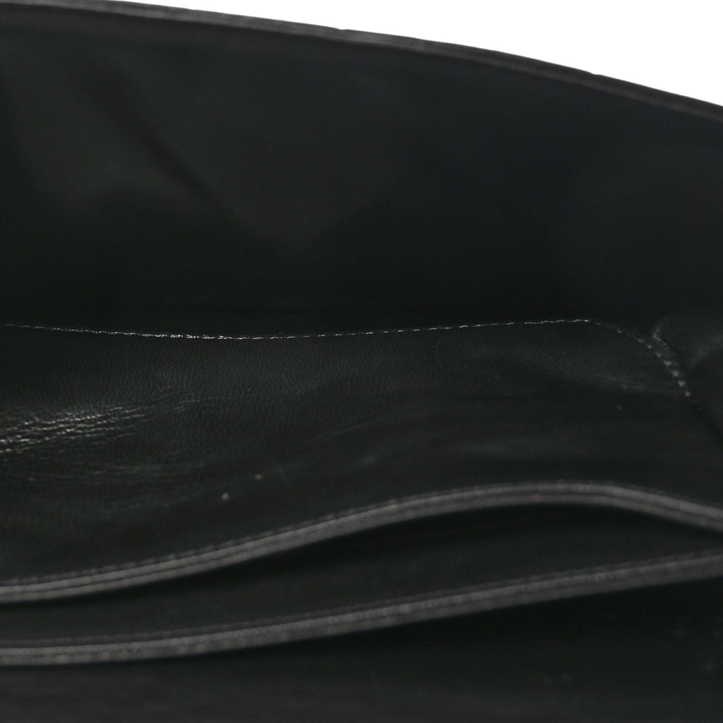 Crocodile Embossed Medium Barcelona Shoulder Bag Warm Desert