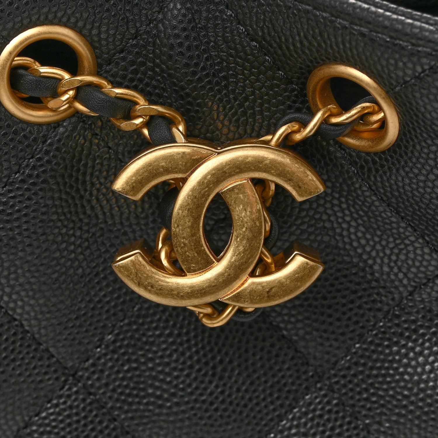 Caviar Quilted Mini Chanel 25 Handbag Black