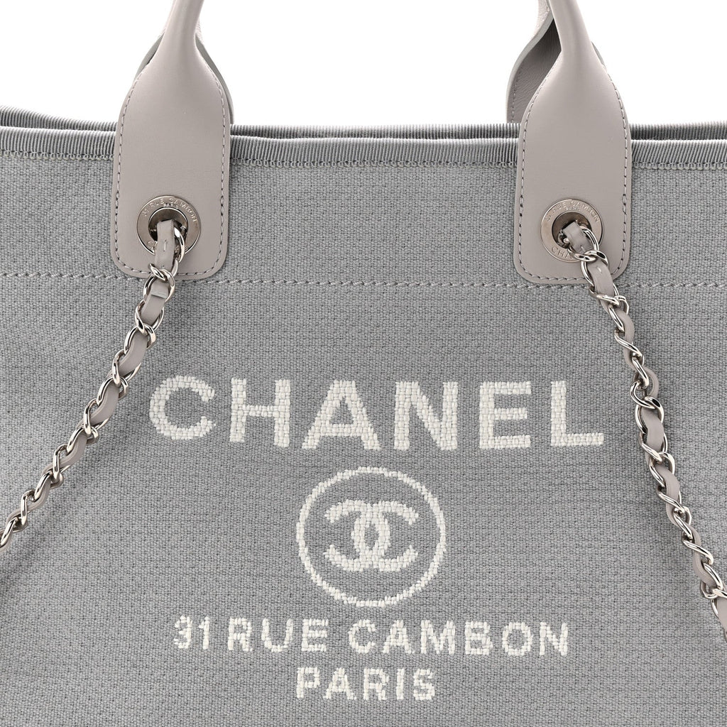Mixed Fibers Small Deauville Tote Grey