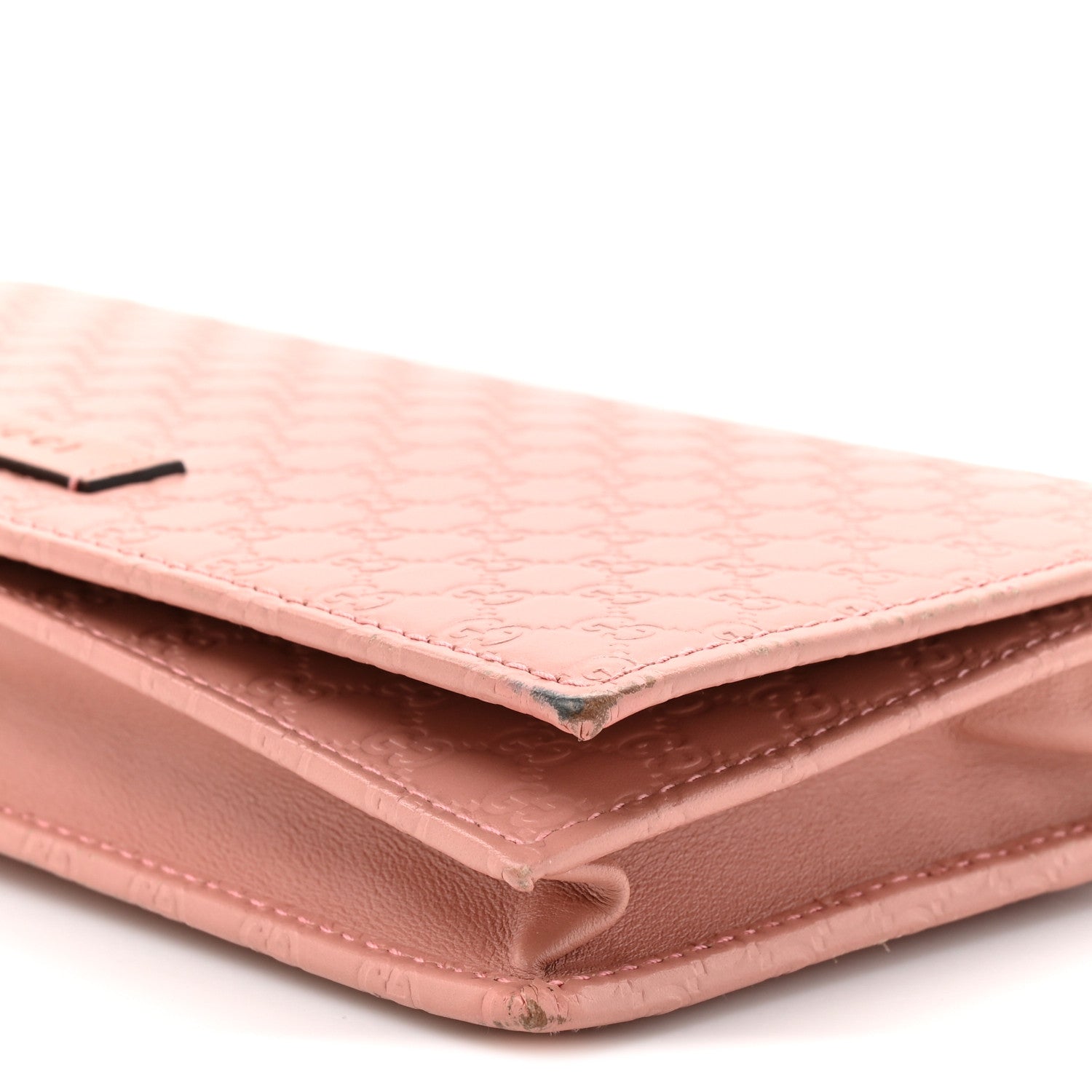 Microguccissima Crossbody Wallet Soft Pink