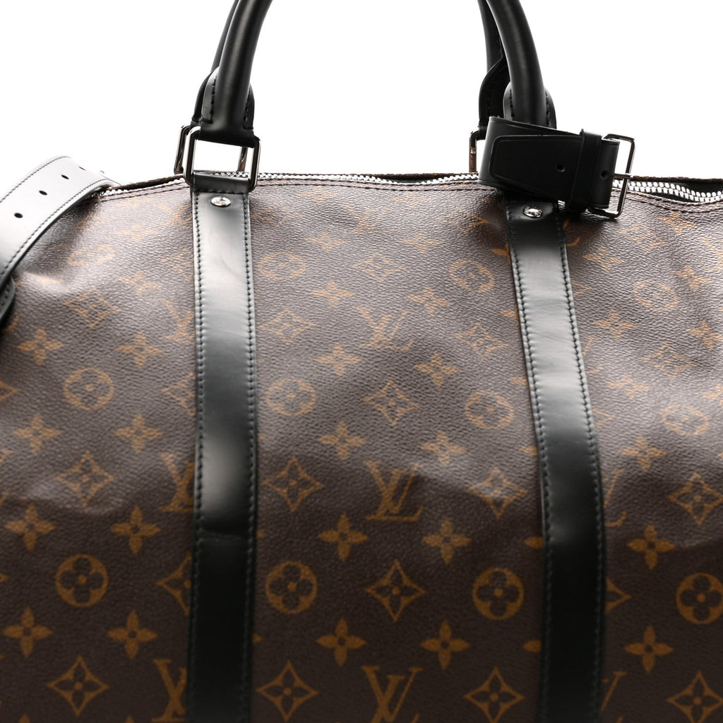 Monogram Macassar Keepall Bandouliere 55