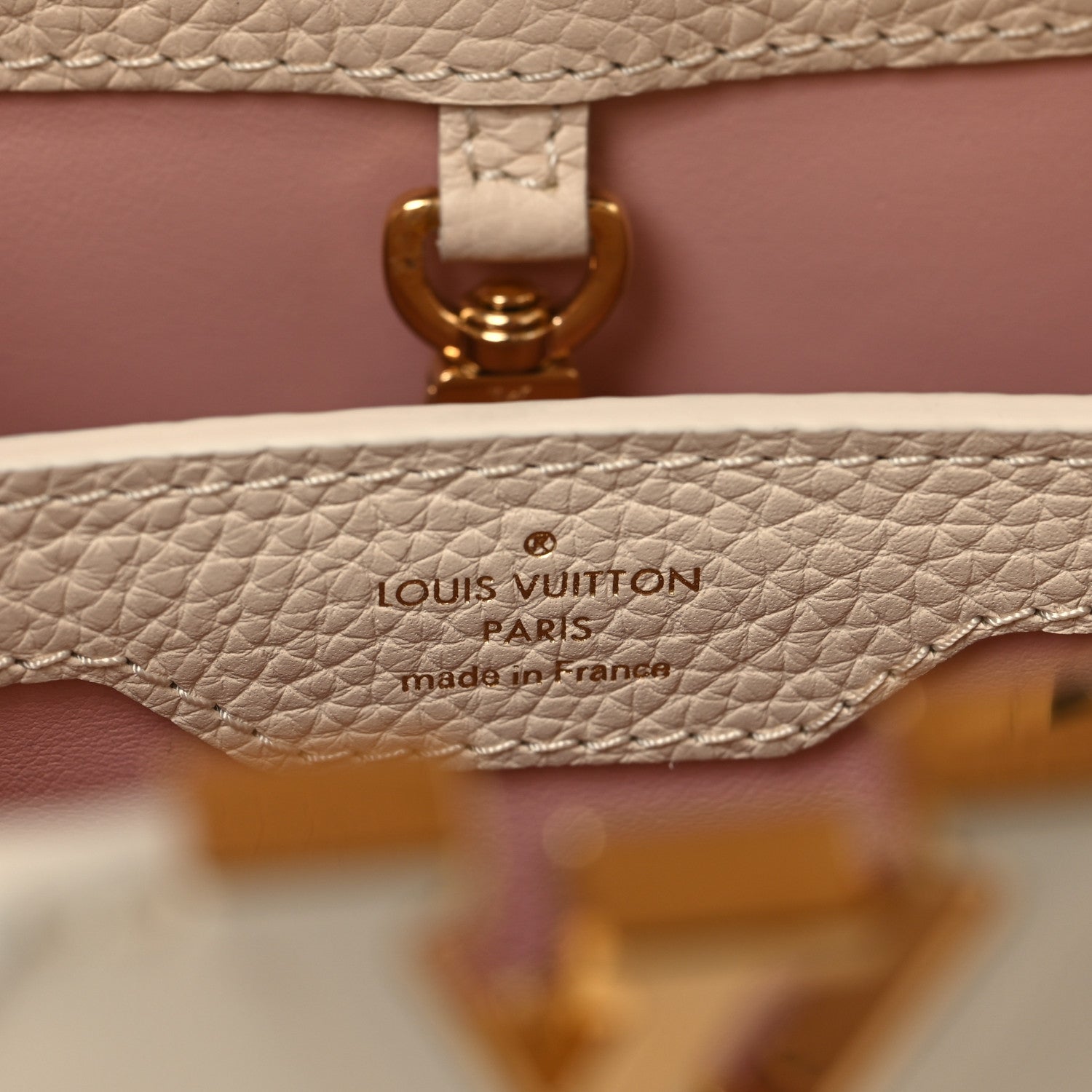 Taurillon Gelato Capucines BB Tonal Vanilla Beige