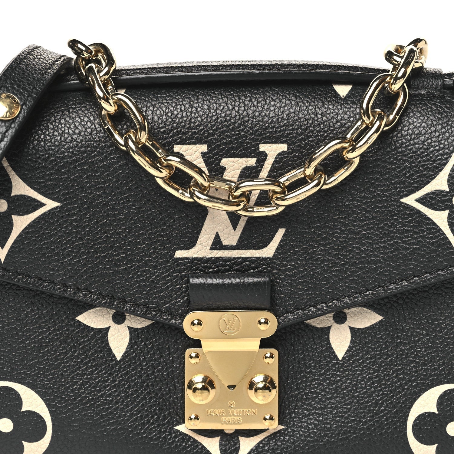 Empreinte Monogram Giant Pochette Metis East West Black Beige