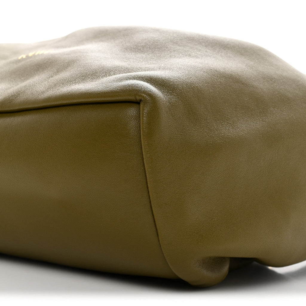 Mellow Nappa Small Squeeze Bag Olive