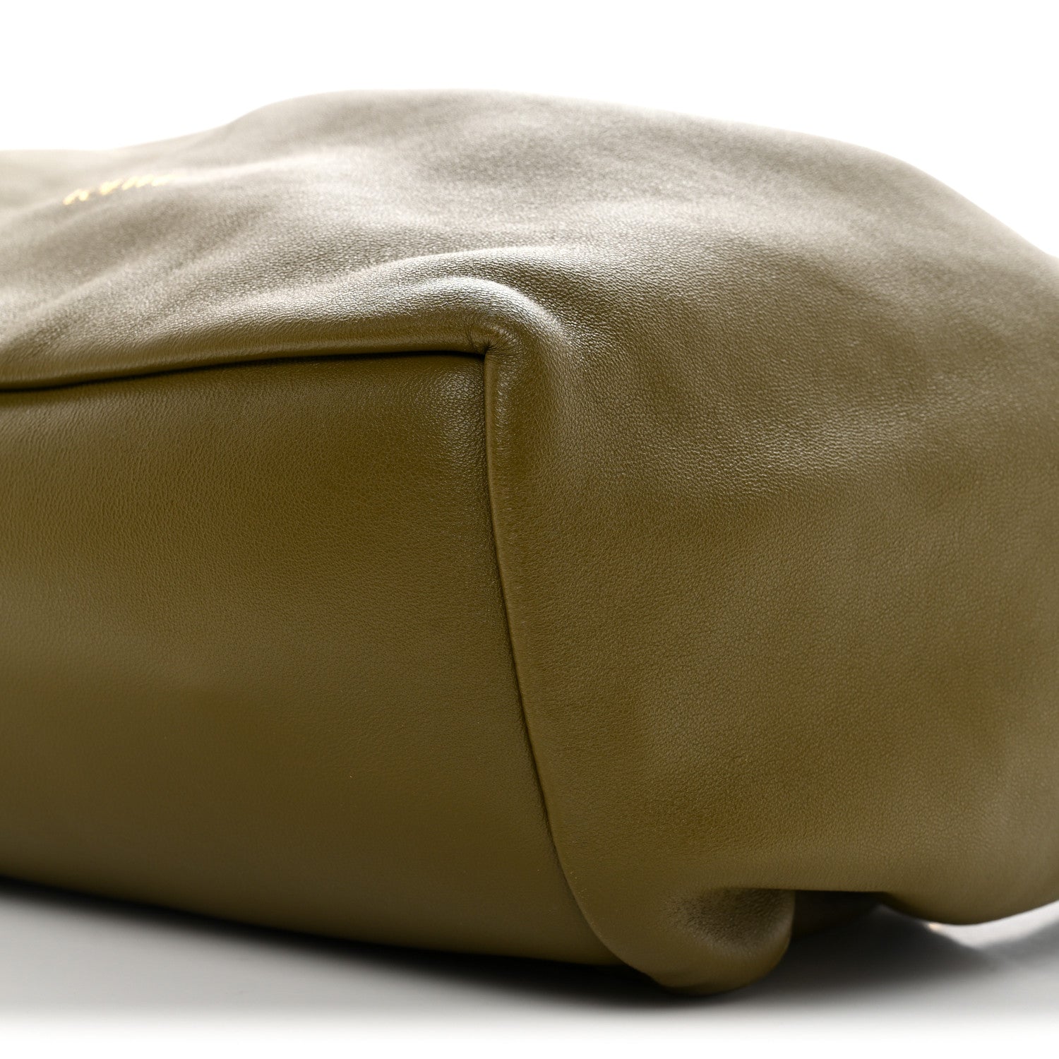 Mellow Nappa Small Squeeze Bag Olive