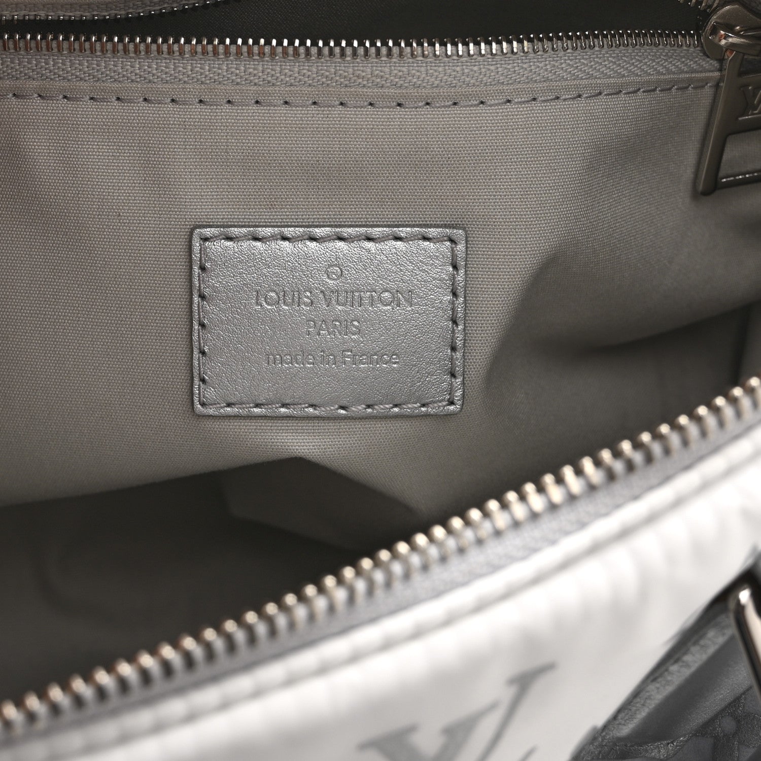 Nylon Monogram Gradient LV Snow Speedy Bandouliere 25 Frost