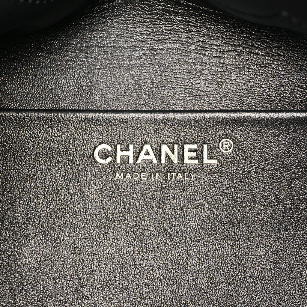 Suede Calfskin Small Souplissimo Maxi Flap Black