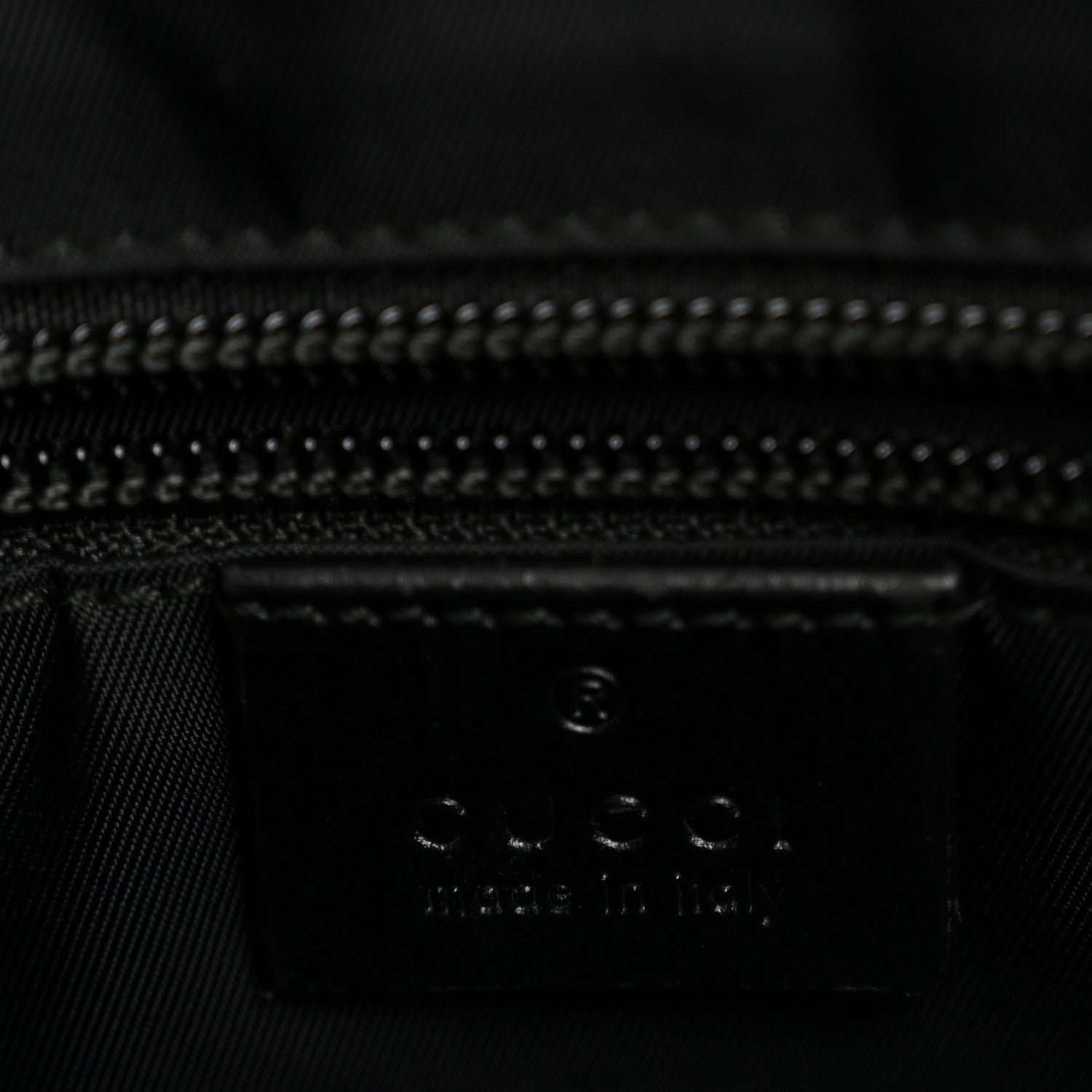GG Supreme Monogram Web Messenger Bag Black