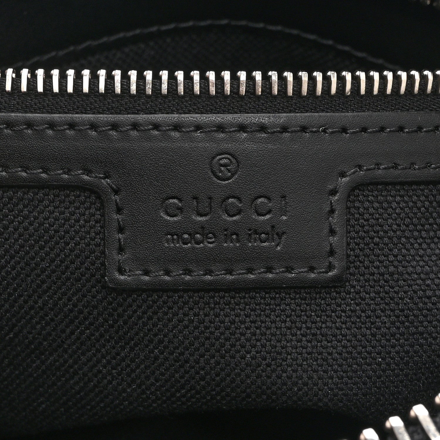 Soft GG Supreme Monogram Web Belt Bag Black Grey