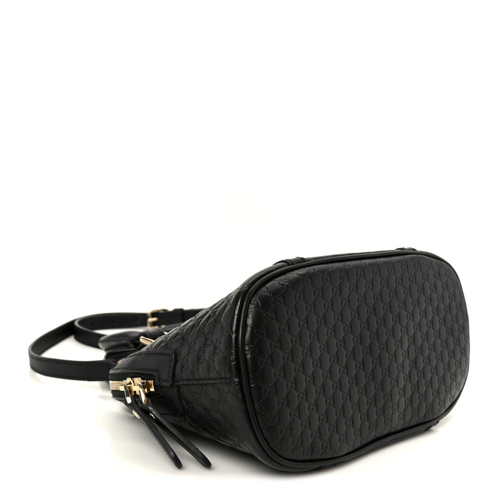 Microguccissima Mini Dome Bag Black