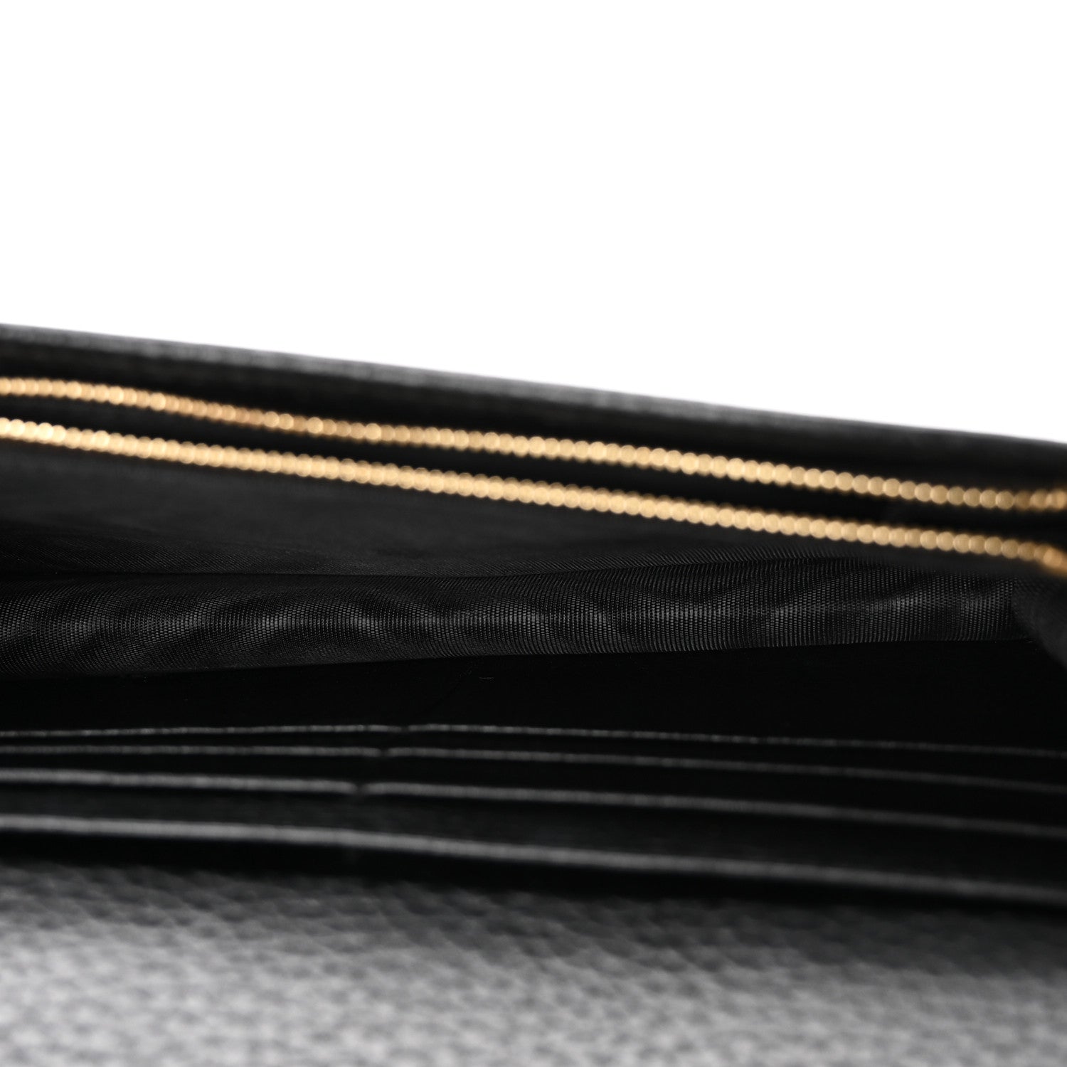 Calfskin Mini GG Marmont Chain Wallet Black