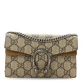 GG Supreme Monogram Super Mini Dionysus Shoulder Bag Taupe