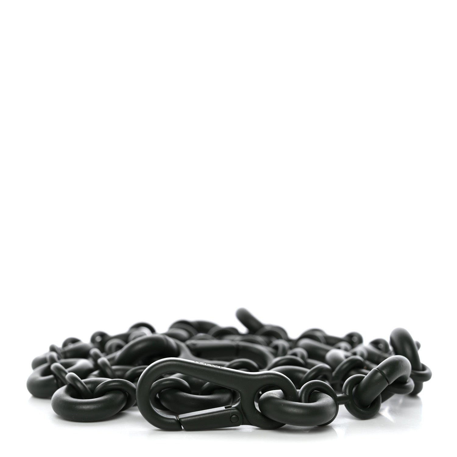 Brass Monochrome Donut Chain Shoulder Strap Olive Green