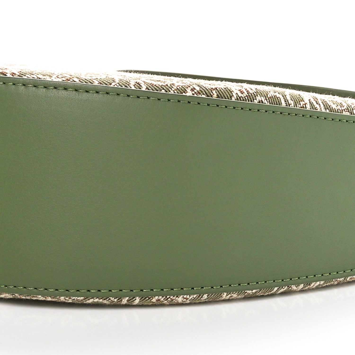 Jacquard Anagram Calfskin Luna Bag Avocado