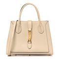 Boarded Plutone Calfskin Medium Jackie 1961 Tote Mystic White