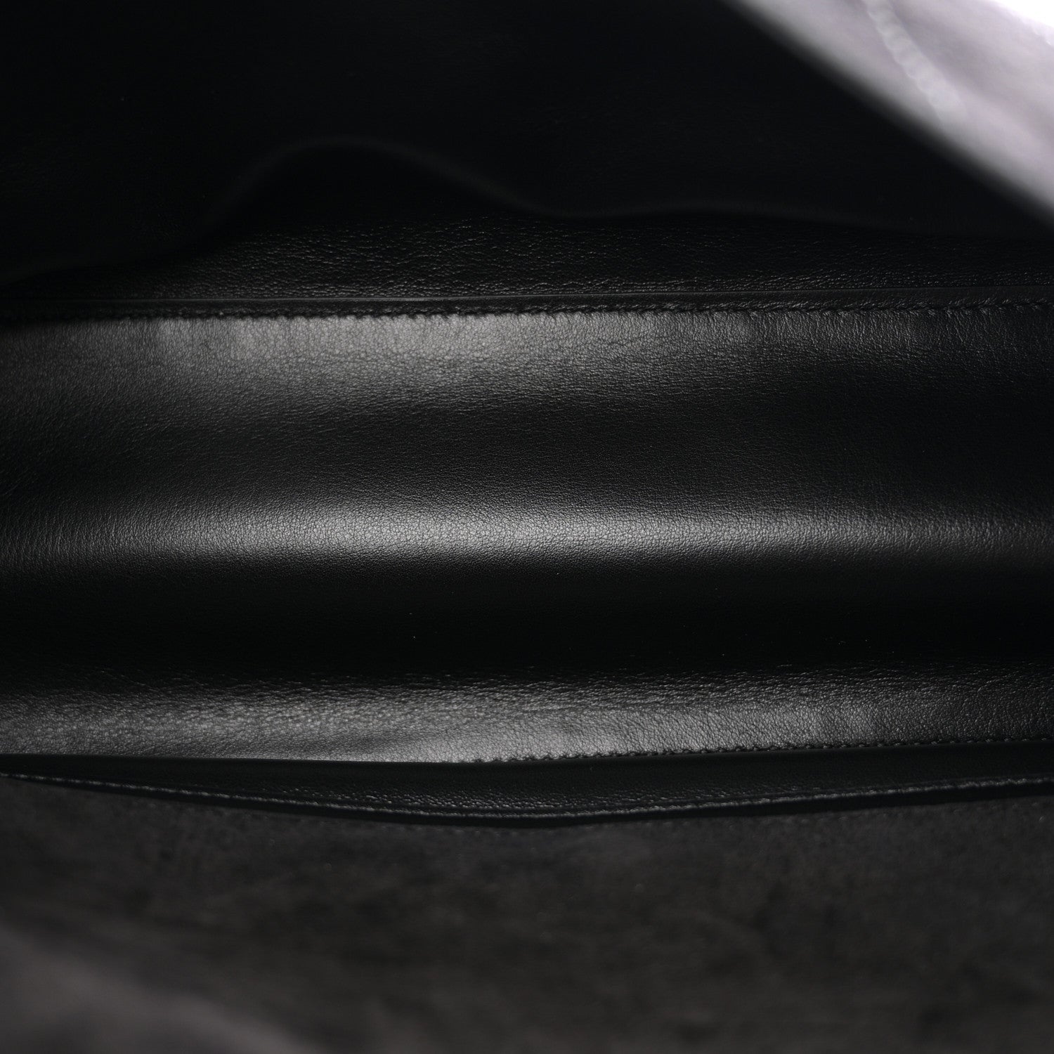 Suede Calfskin Small Souplissimo Maxi Flap Black