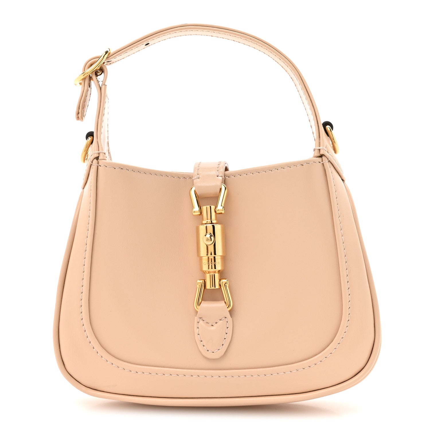 Boarded Dyana Lux Calfskin Nano Jackie 1961 Hobo Beige