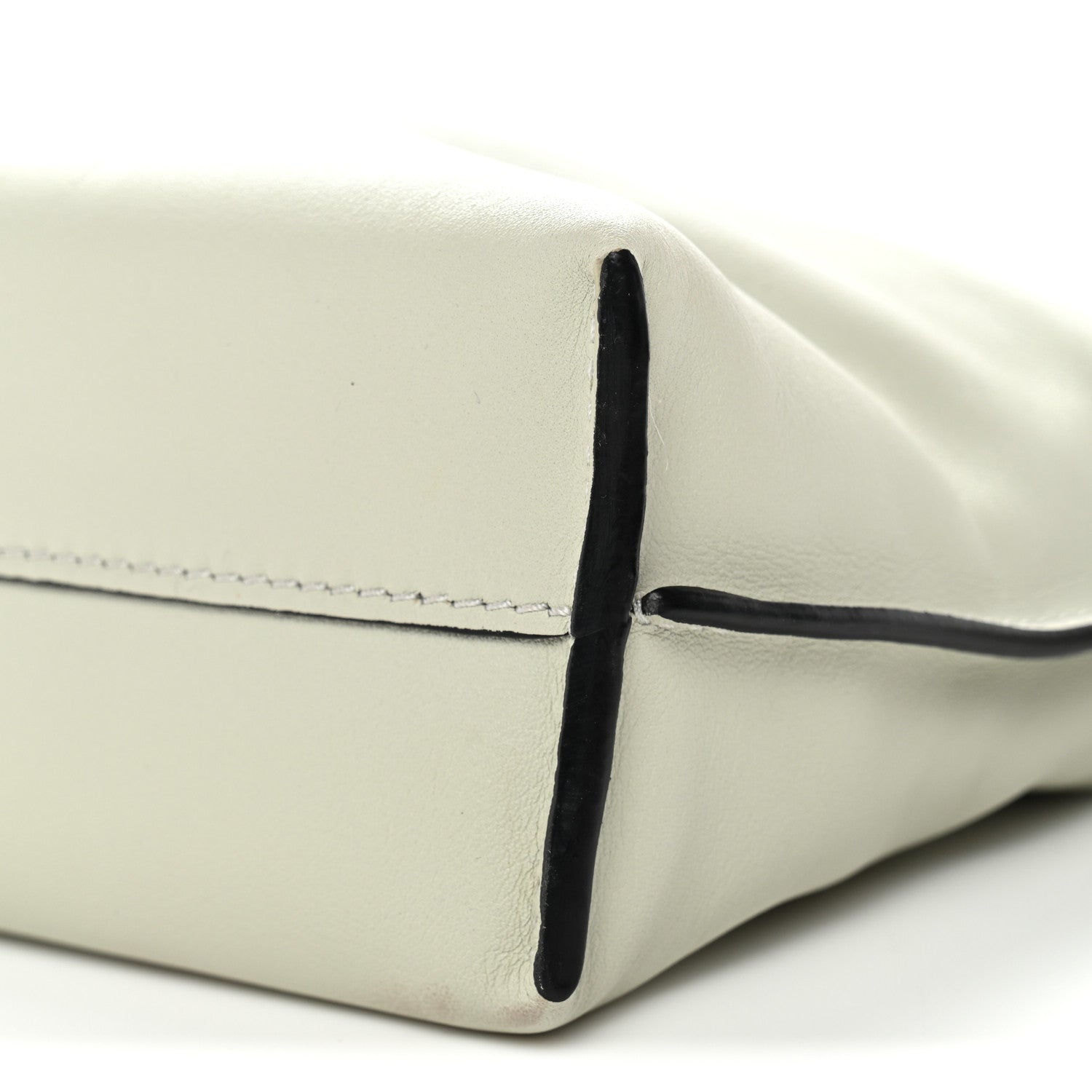 Calfskin Mini Flamenco Knot Clutch Light Celadon
